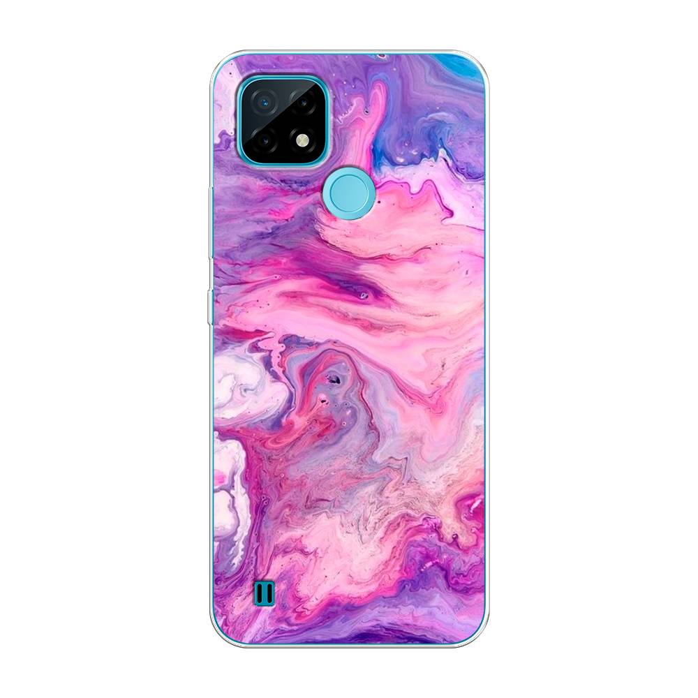 

Чехол на Oppo Realme C21 "Нежно-розовая абстракция", Розовый, 254950-3