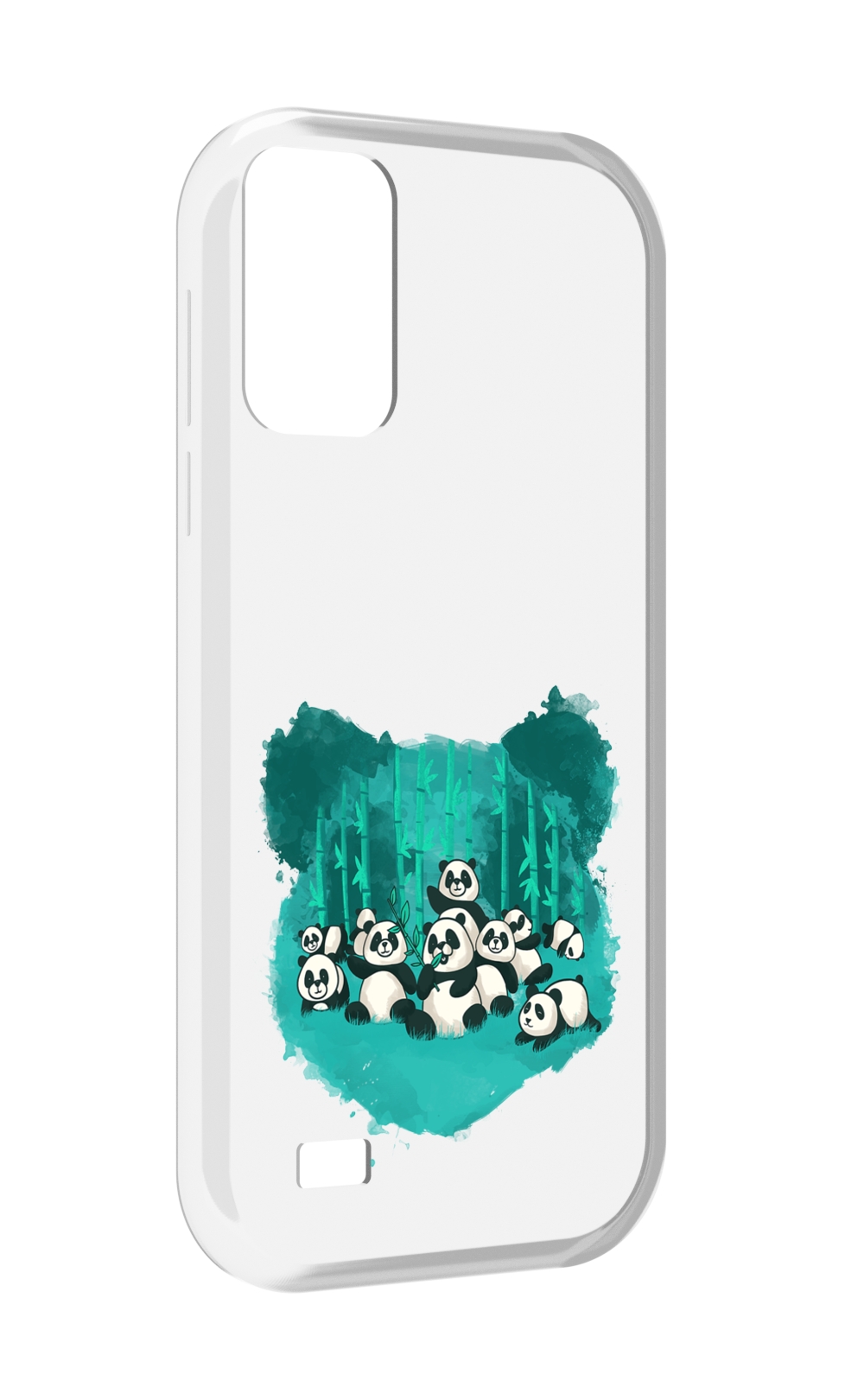 

Чехол MyPads нарисованные панды для Oukitel C31, Прозрачный, Tocco