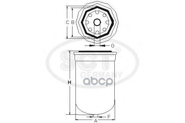 

Топливный Фильтр Hyundai Getz/Matrix 1.5d Trucks SCT арт. ST316