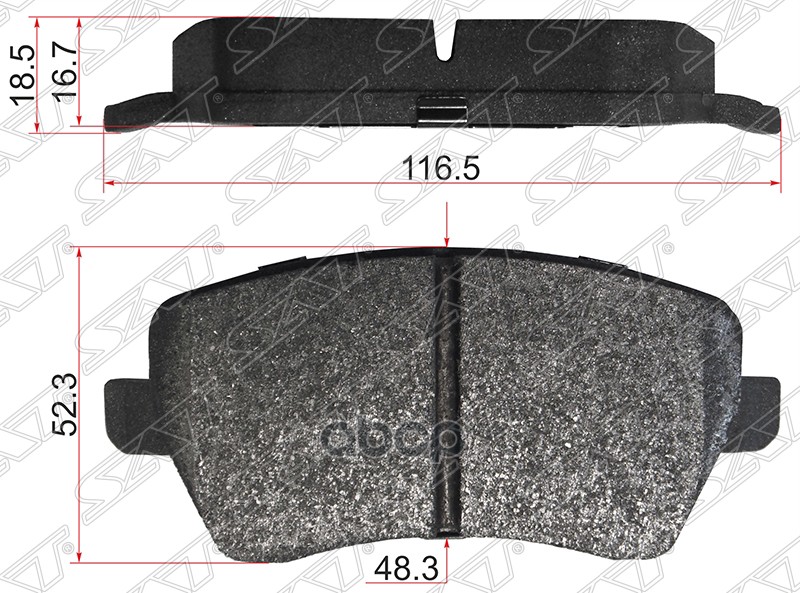

Колодки Тормозные Fr Nissan Almera Ga15 12- March 12 03-10 Sat арт. ST4106000Q0K