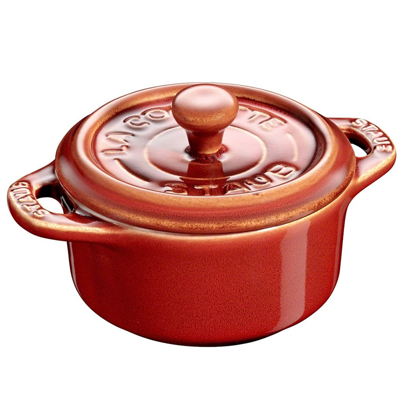 фото Мини-кокот staub la cocotte, античный медный