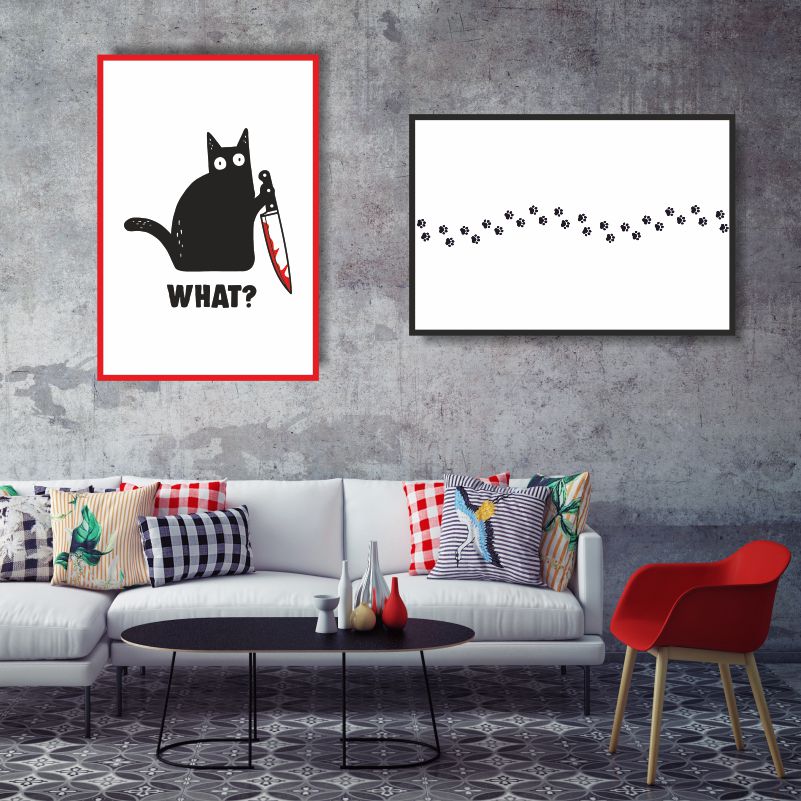 

Набор постеров ПолиЦентр на холсте из 2 шт Что Произошло 60х90 см, Наборх2ЧтоПроизошло