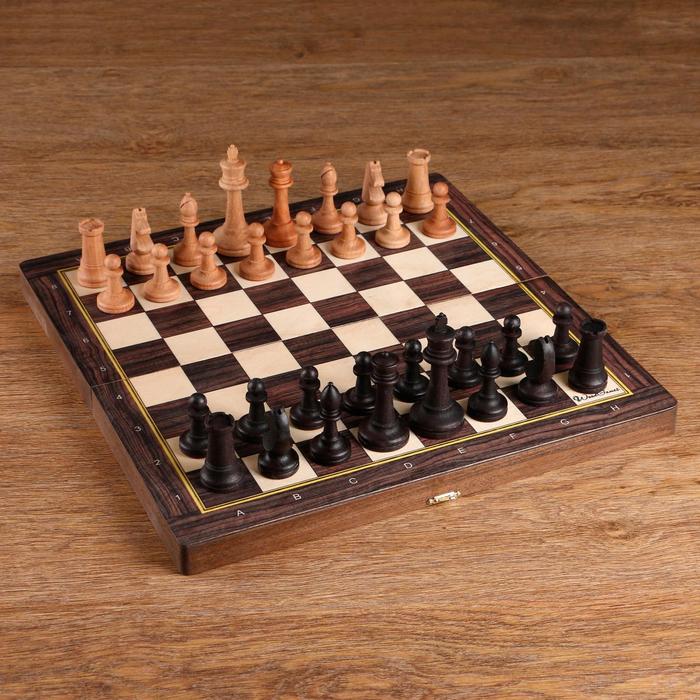 

Шахматы "Рапид", буковые, (король h=9 см, пешка h=4.4 см), доска 37 х 37 см