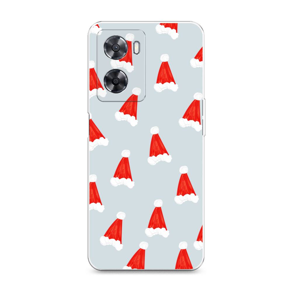 

Чехол для Oppo A57 4G/A77 4G/A77s 4G/A57s "Новогодние шапочки", Белый;красный;серый, 2510350-5
