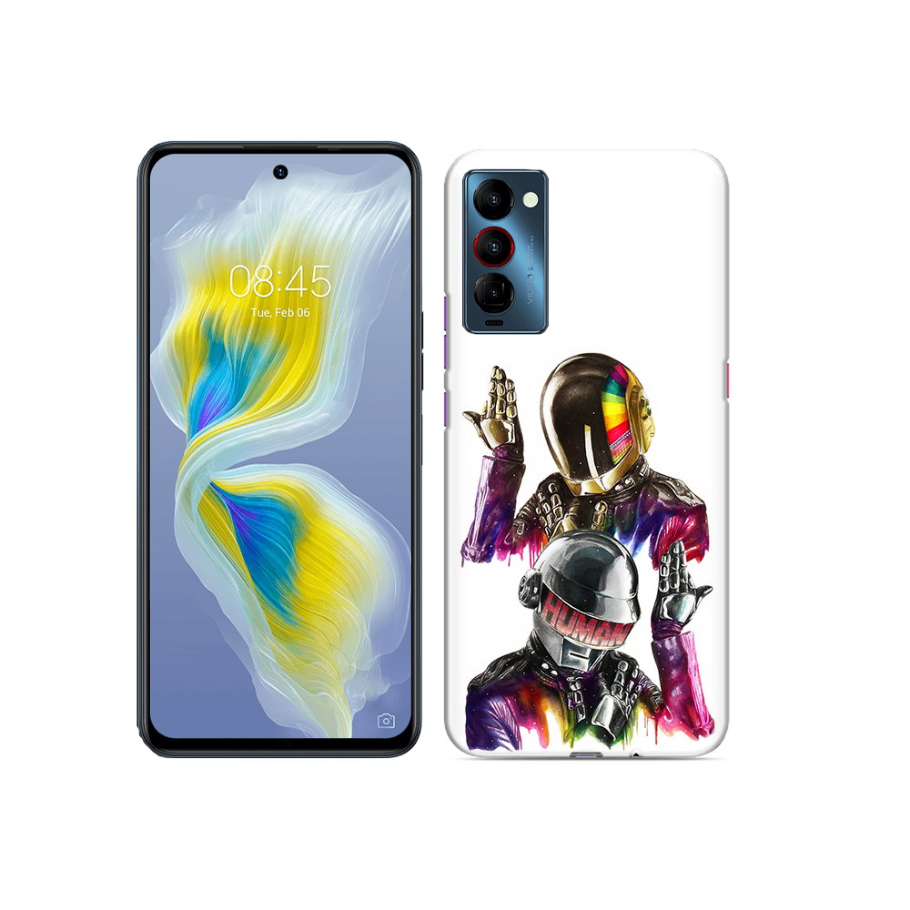 

Чехол MyPads Tocco для Tecno Camon 18 диско космонавты, Прозрачный, Tocco