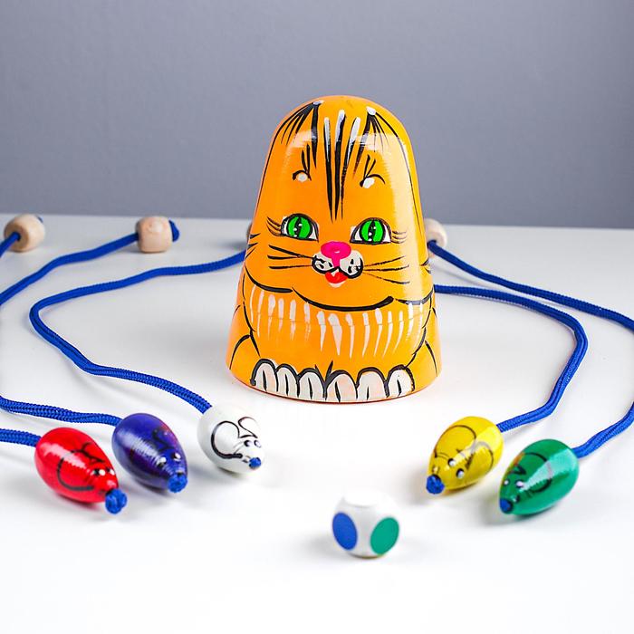

Игра детская «Кошки-мышки» рыжая кошка