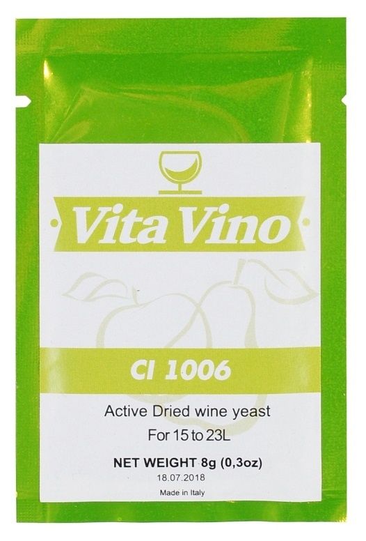 

Дрожжи винные Vita Vino CL-1006 10 г