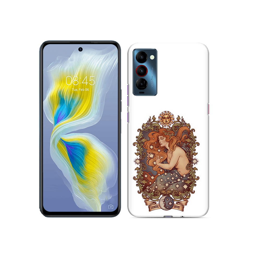 

Чехол MyPads Tocco для Tecno Camon 18 звездная девушка абстракция, Прозрачный, Tocco
