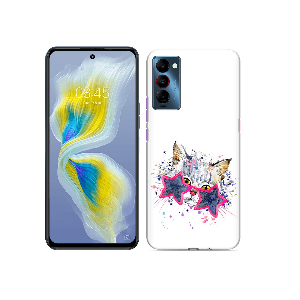 

Чехол MyPads Tocco для Tecno Camon 18 звездные очки, Прозрачный, Tocco