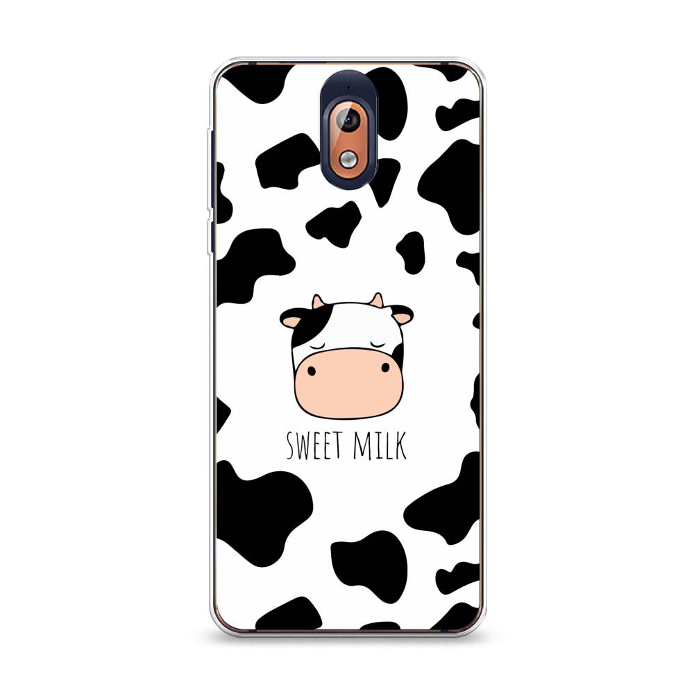 

Чехол на Nokia 3.1 "Sweet milk", Розовый;белый;черный, 121650-1
