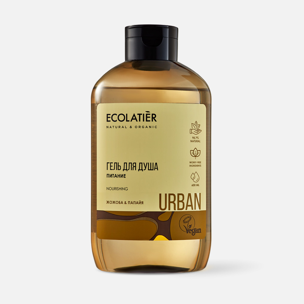 Гель для душа Ecolatier Питание Жожоба и папайя 600 мл 1339₽