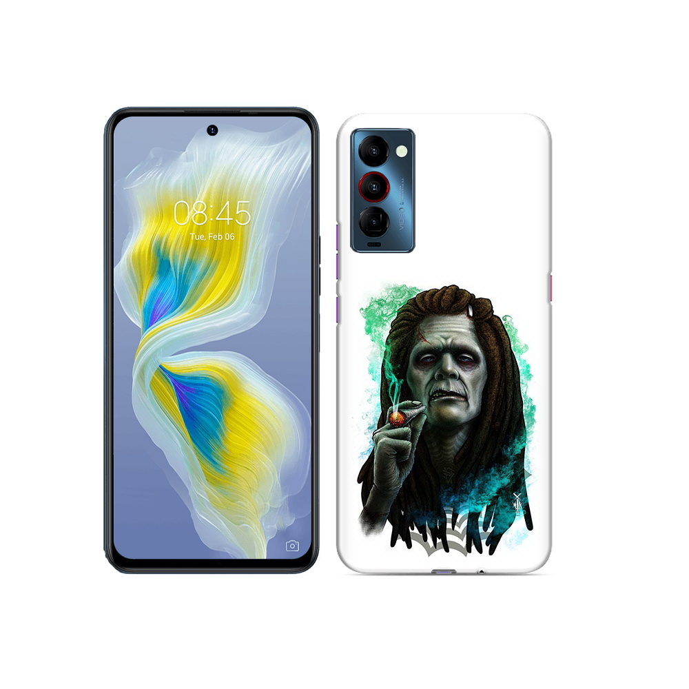 

Чехол MyPads Tocco для Tecno Camon 18 зеленый мужчина с сигаретой, Прозрачный, Tocco