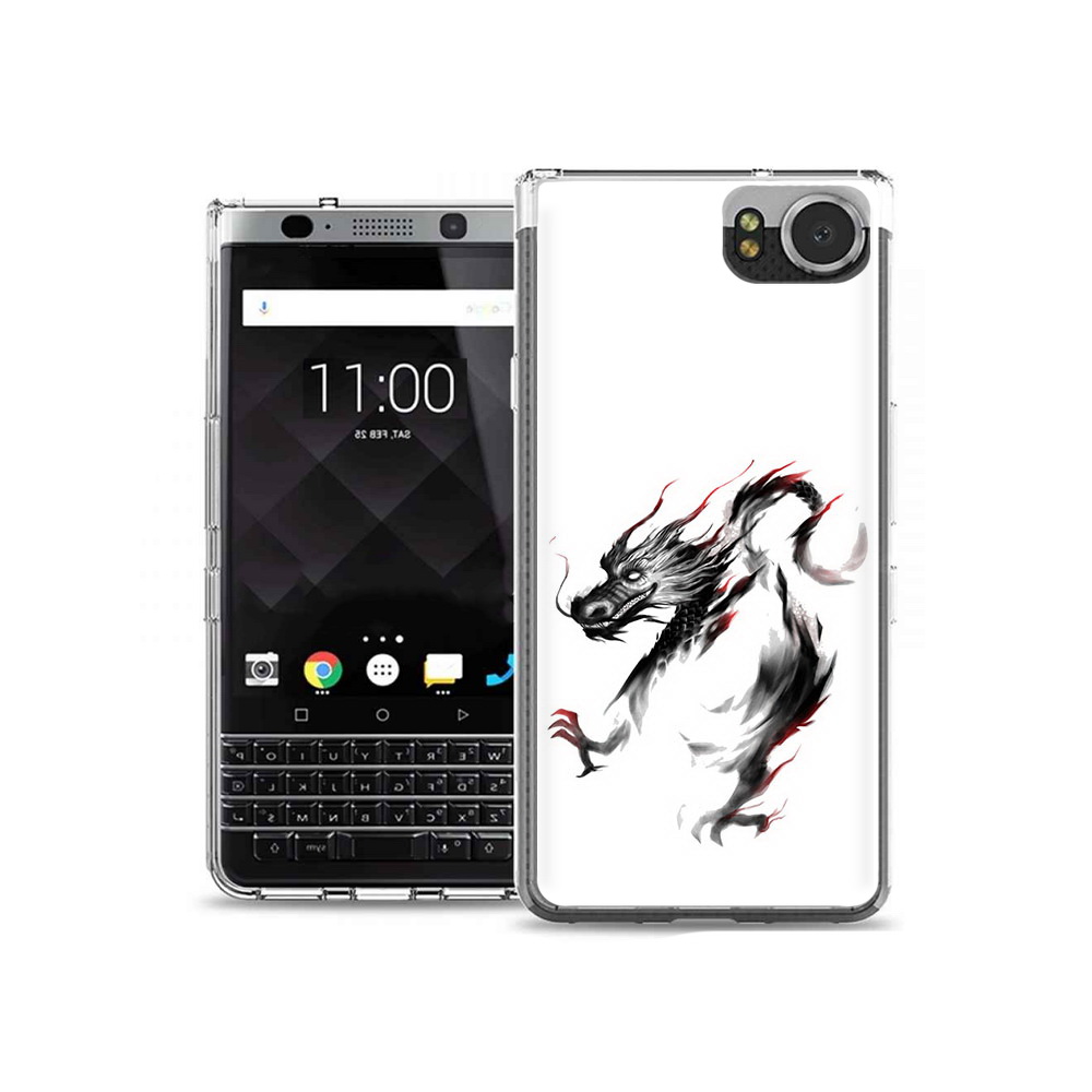 

Чехол MyPads Tocco для BlackBerry KeyOne черный дракон, Tocco