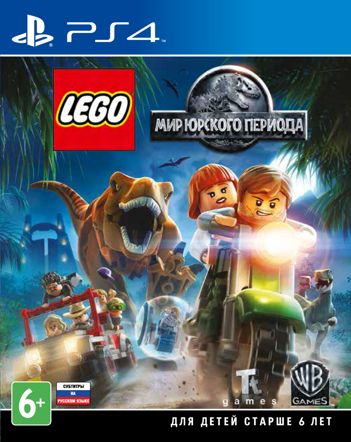 Игра для PlayStation 4 LEGO Jurassic World (EN Box) (русские субтитры)