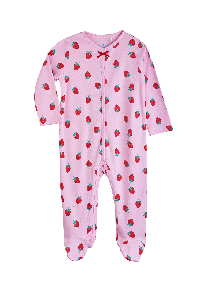 фото Комбинезон детский повседневный kari baby ss21b04600803 розовый р.62