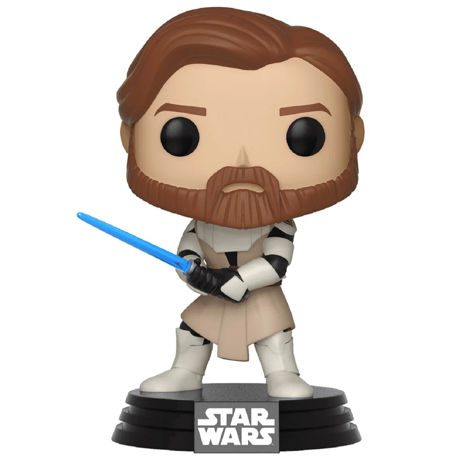 

Фигурка Funko POP! Star Wars: The Clone Wars: Obi Wan Kenobi, Головотряс