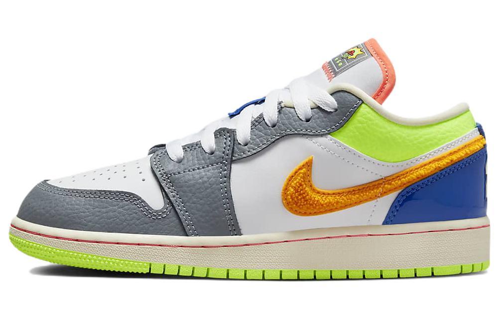 

Кеды унисекс Jordan Air Jordan 1 Low GS разноцветные 36.5 EU, Разноцветный, Air Jordan 1 Low GS