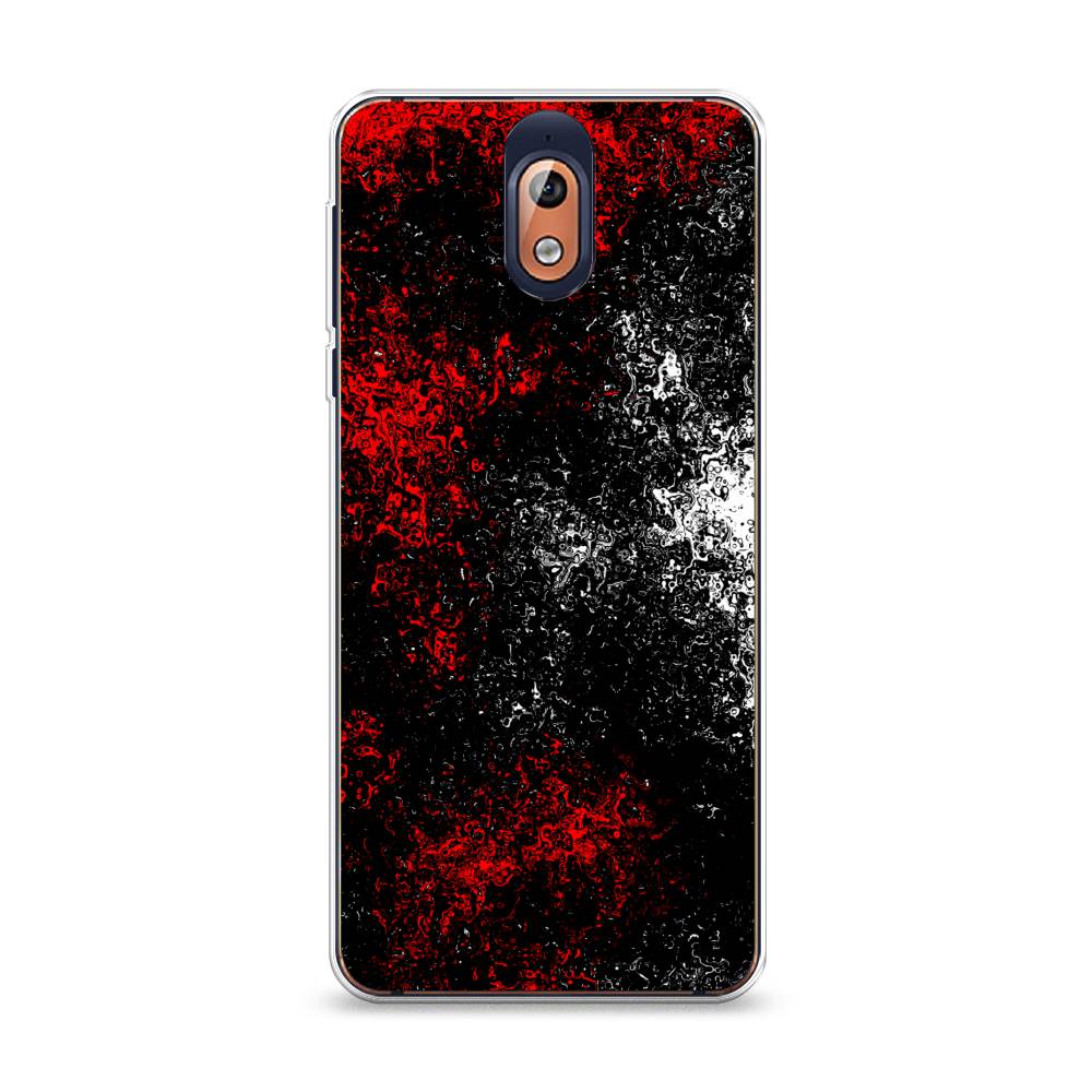 

Чехол на Nokia 3.1 "Монотипия", Красный;черный;белый, 121650-3