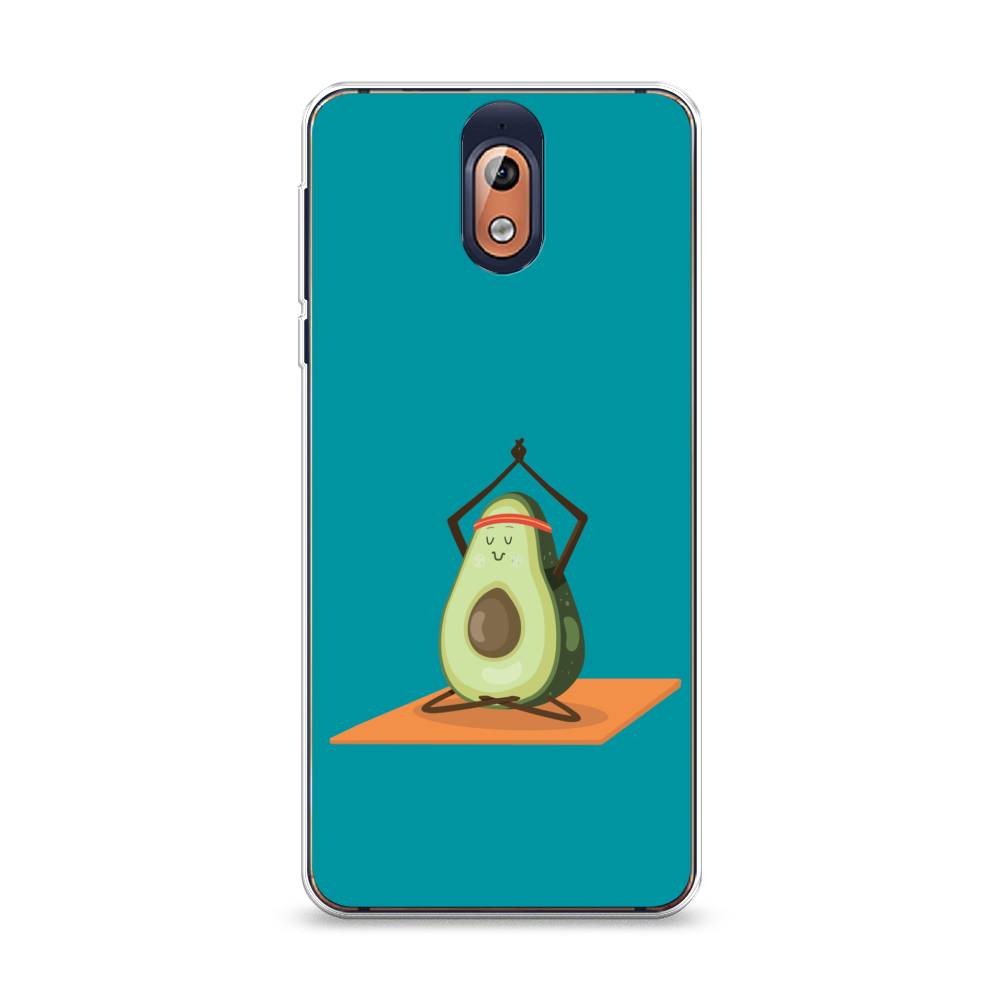 

Чехол на Nokia 3.1 "Расслабься с авокадо", Голубой, 121650-6