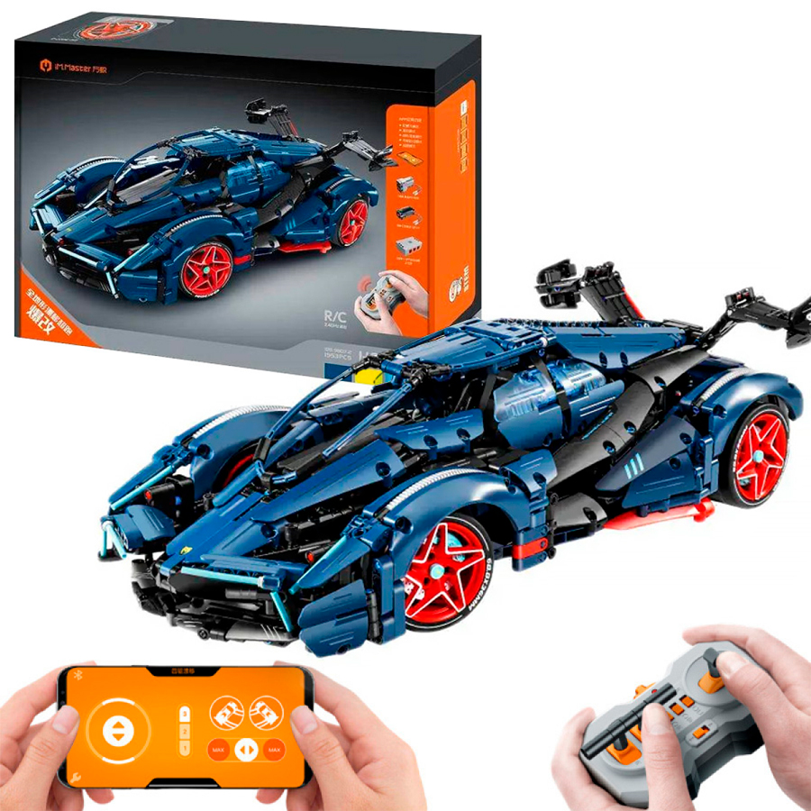 Конструктор iMMaster 9807-2 Спорткар Lamborghini V12 Vision Gran Turismo на р/у 1953 дет конструктор lego lamborghini sián fkp 37 42115