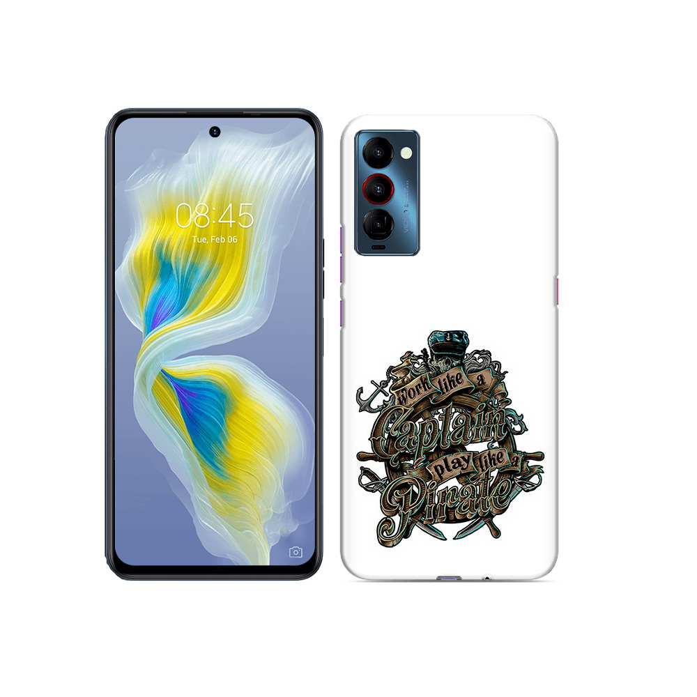 

Чехол MyPads Tocco для Tecno Camon 18 капитан пиратов, Прозрачный, Tocco
