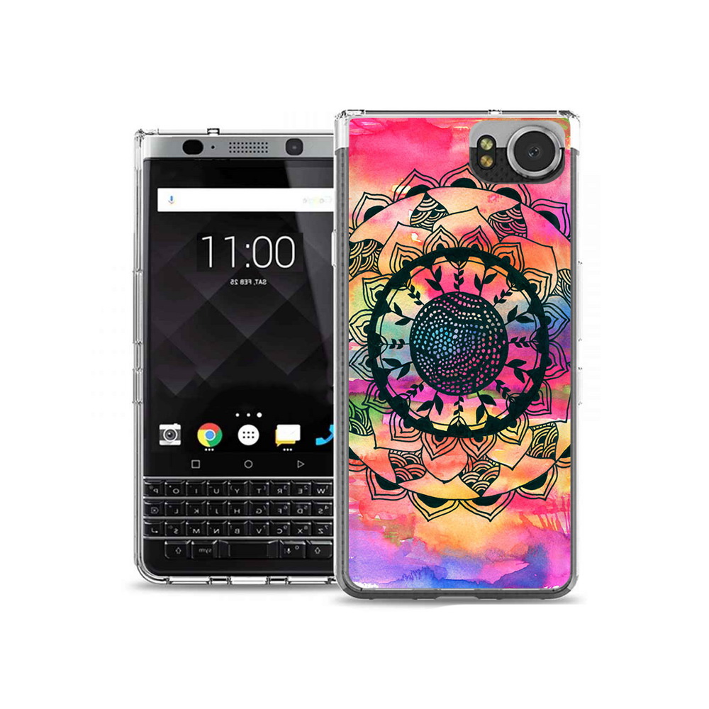 

Чехол MyPads Tocco для BlackBerry KeyOne яркая абстракция круглый цветок, Tocco
