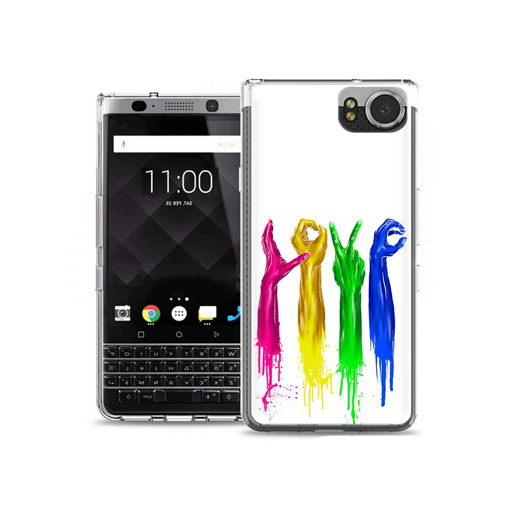 

Чехол MyPads Tocco для BlackBerry KeyOne яркие руки love, Tocco