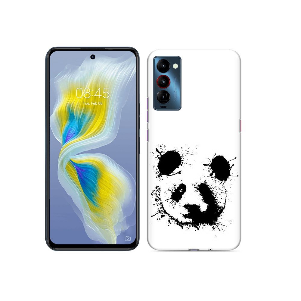 

Чехол MyPads Tocco для Tecno Camon 18 клякса-панда, Прозрачный, Tocco