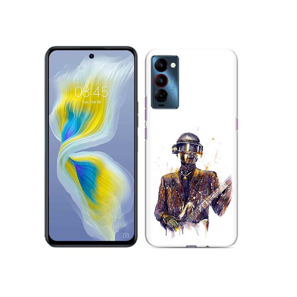 

Чехол MyPads Tocco для Tecno Camon 18 космо-гитарист, Прозрачный, Tocco