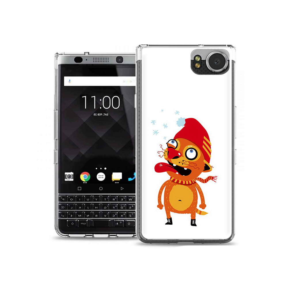 

Чехол MyPads Tocco для BlackBerry KeyOne Зимний кот, Tocco