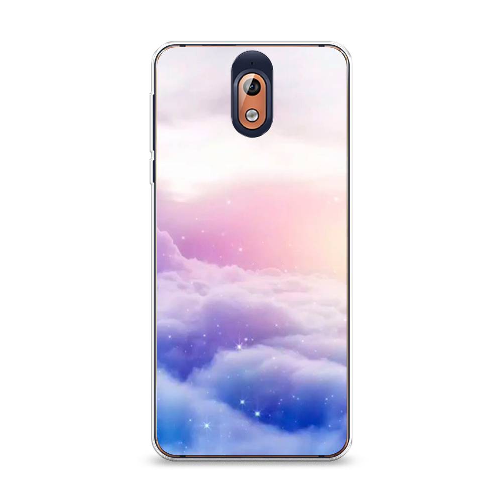 

Чехол на Nokia 3.1 "Небеса", Голубой;белый;розовый, 121650-2