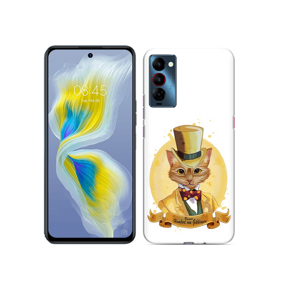 

Чехол MyPads Tocco для Tecno Camon 18 кот юрист, Прозрачный, Tocco