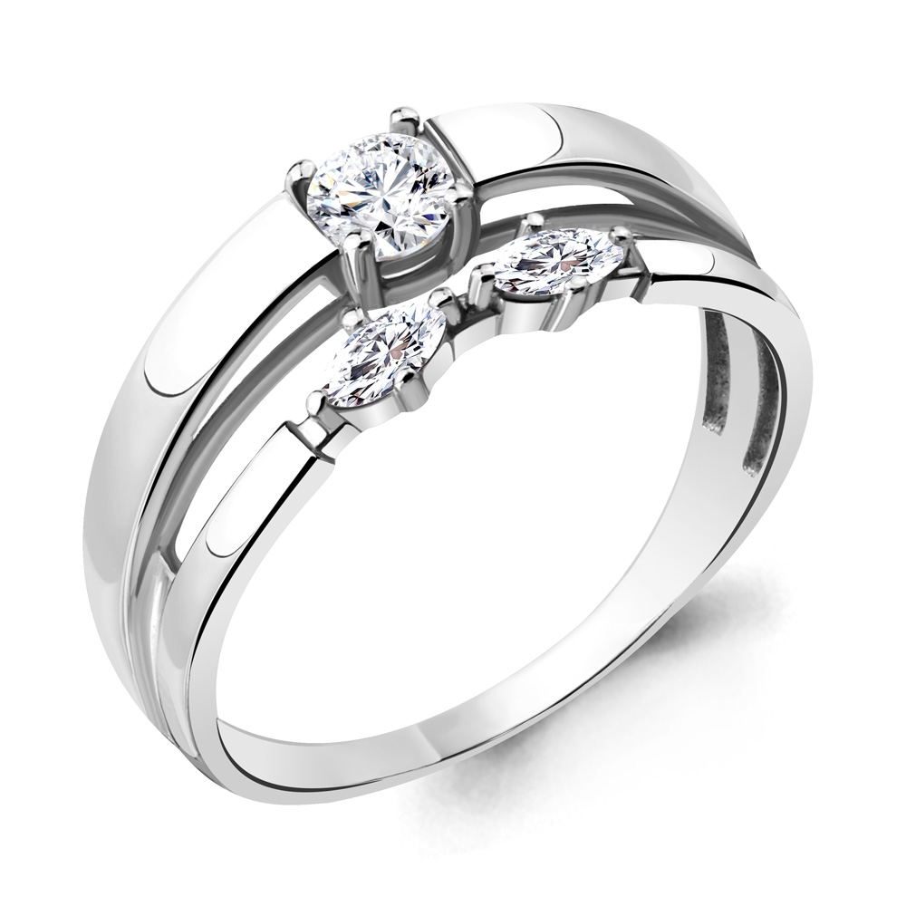 

Кольцо из серебра р. 19,5 AQUAMARINE 64808А_925_р, 64808А_925_р