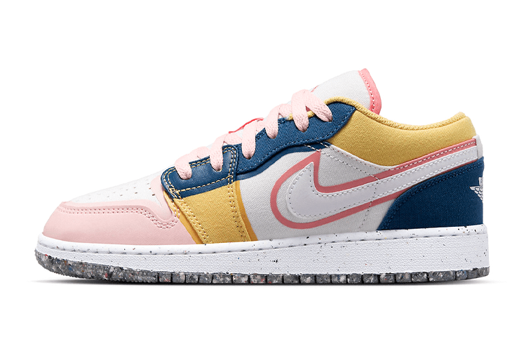 

Кеды унисекс Jordan Air Jordan 1 Low GS разноцветные 40 EU, Разноцветный, Air Jordan 1 Low GS