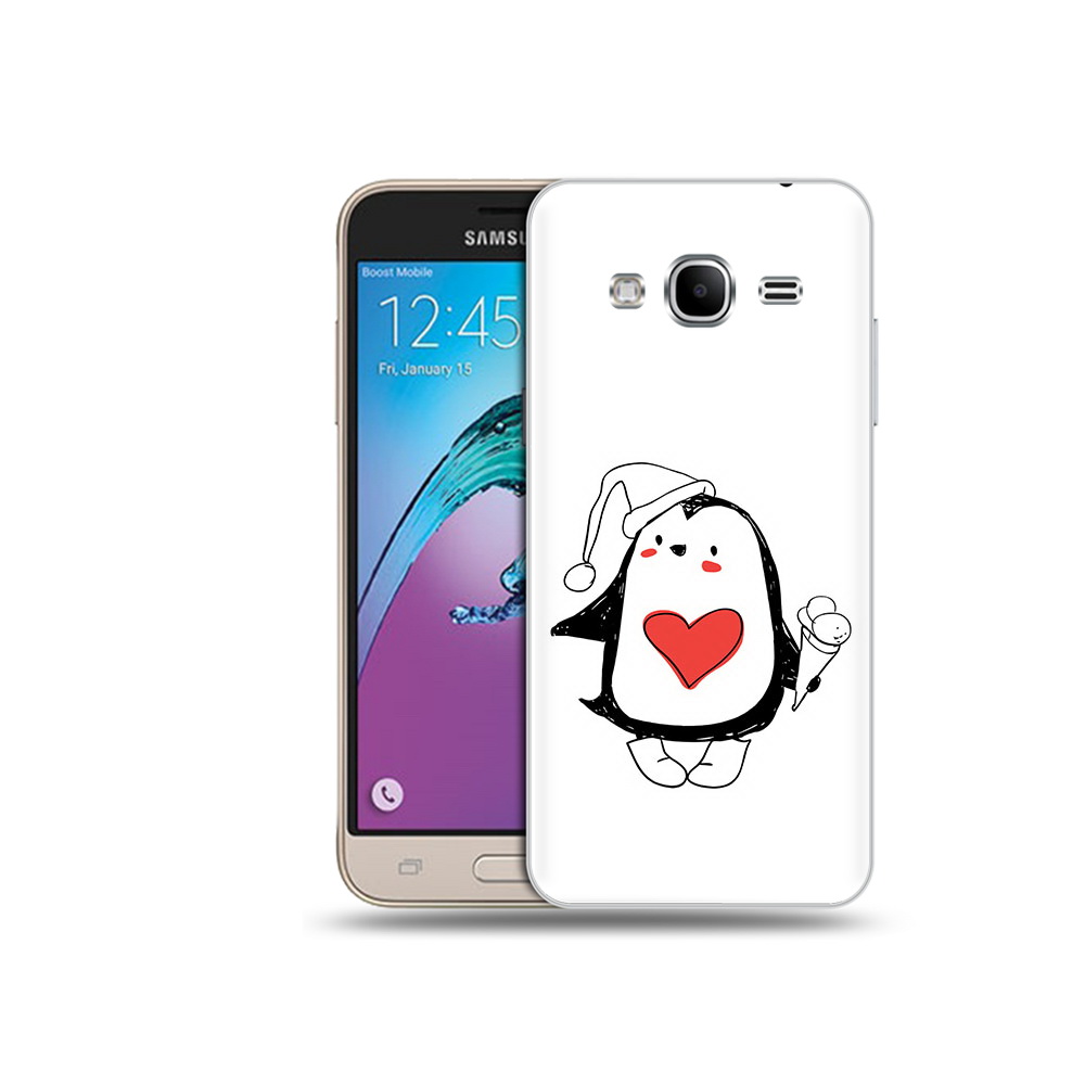

Чехол MyPads Tocco для Samsung Galaxy J3 (2016) Пингвин с мороженым (PT29089.580.135), Прозрачный, Tocco