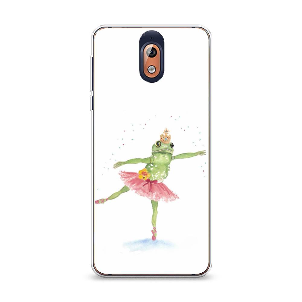 

Чехол на Nokia 3.1 "Лягушка-балерина", Зеленый, 121650-4