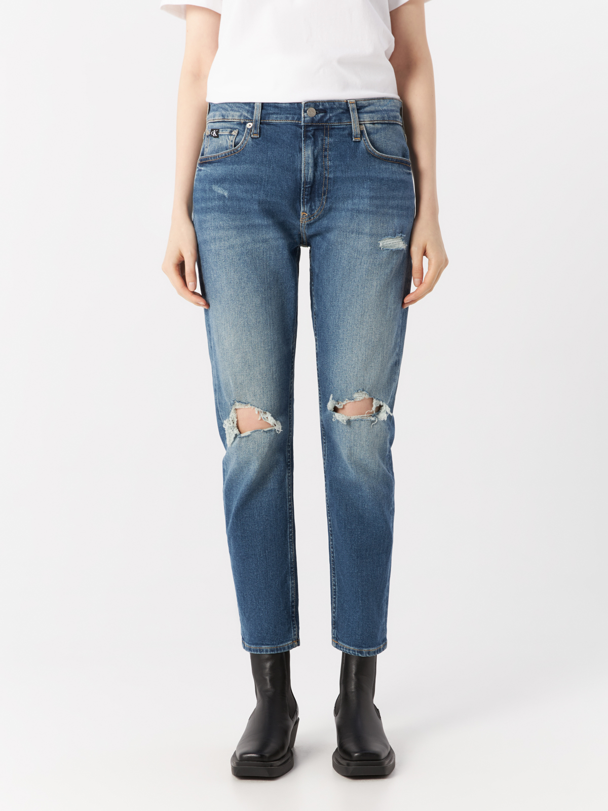 

Джинсы женские Calvin Klein J30J3211161BJ синие 30, Синий, J30J3211161BJ