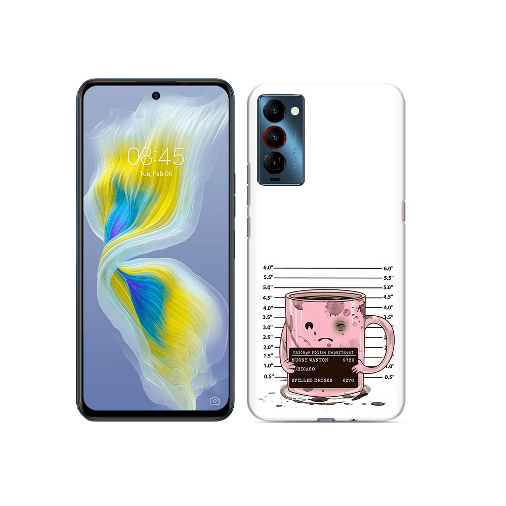 

Чехол MyPads Tocco для Tecno Camon 18 кружка, Прозрачный, Tocco