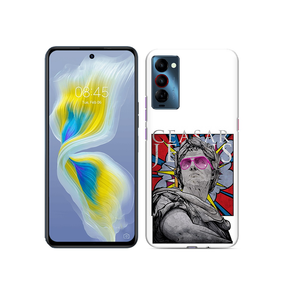 

Чехол MyPads Tocco для Tecno Camon 18 крутая статуя свободы, Прозрачный, Tocco