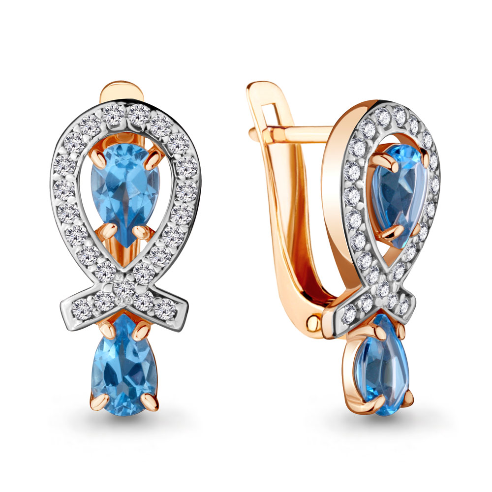 

Серьги из серебра 4721005А_925_з, 4721005А_925_з