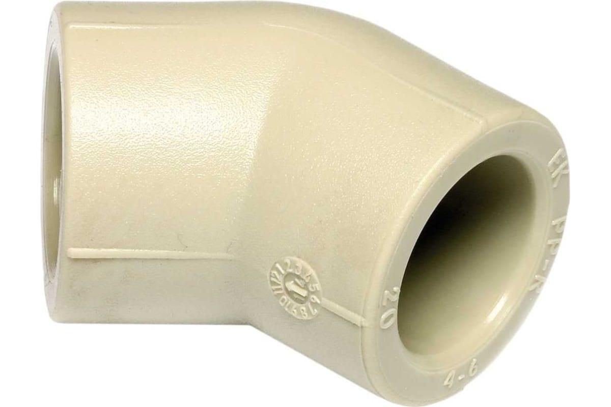 

Колено WAVIN EKOPLASTIK 45 PP-R D20, EK SKO02045RCT, Серый
