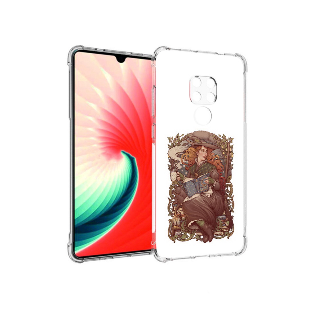 

Чехол MyPads Tocco для Huawei Mate 20 Женские_126, Прозрачный, Tocco