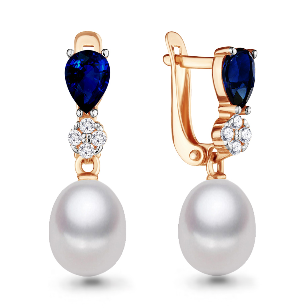 

Серьги из золота 46378Н_585_кз, 46378Н_585_кз