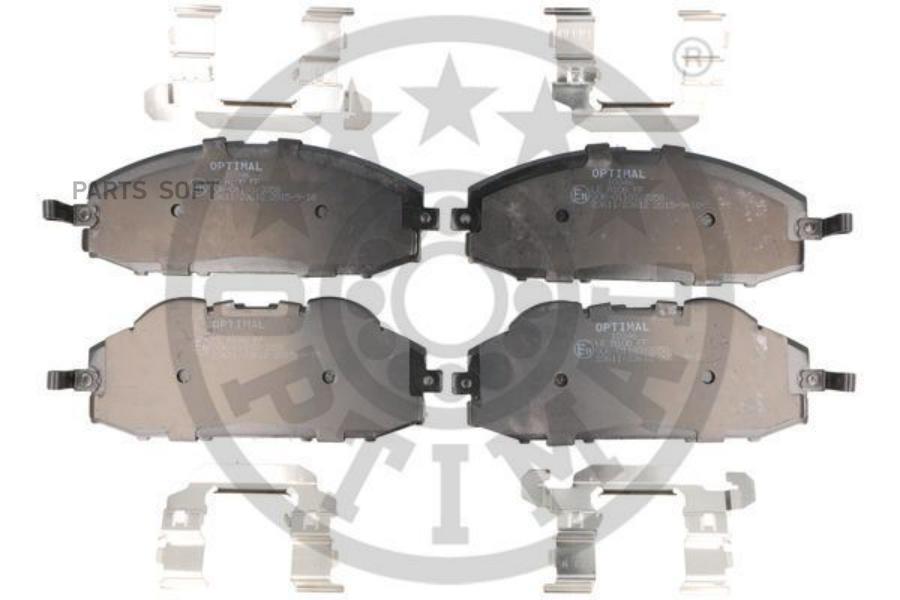 

Тормозные колодки OPTIMAL дисковые для Nissan Patrol Gr V Wagon Y61 bp10346