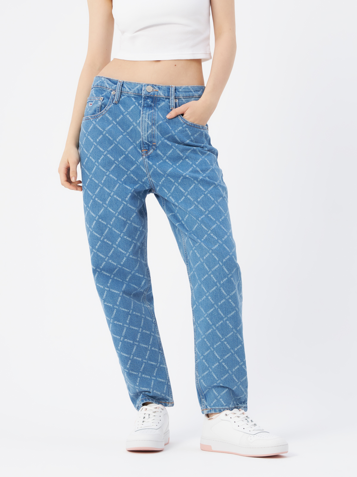 

Джинсы женские Tommy Jeans DW0DW135841AB синие 27/30, Синий, DW0DW135841AB