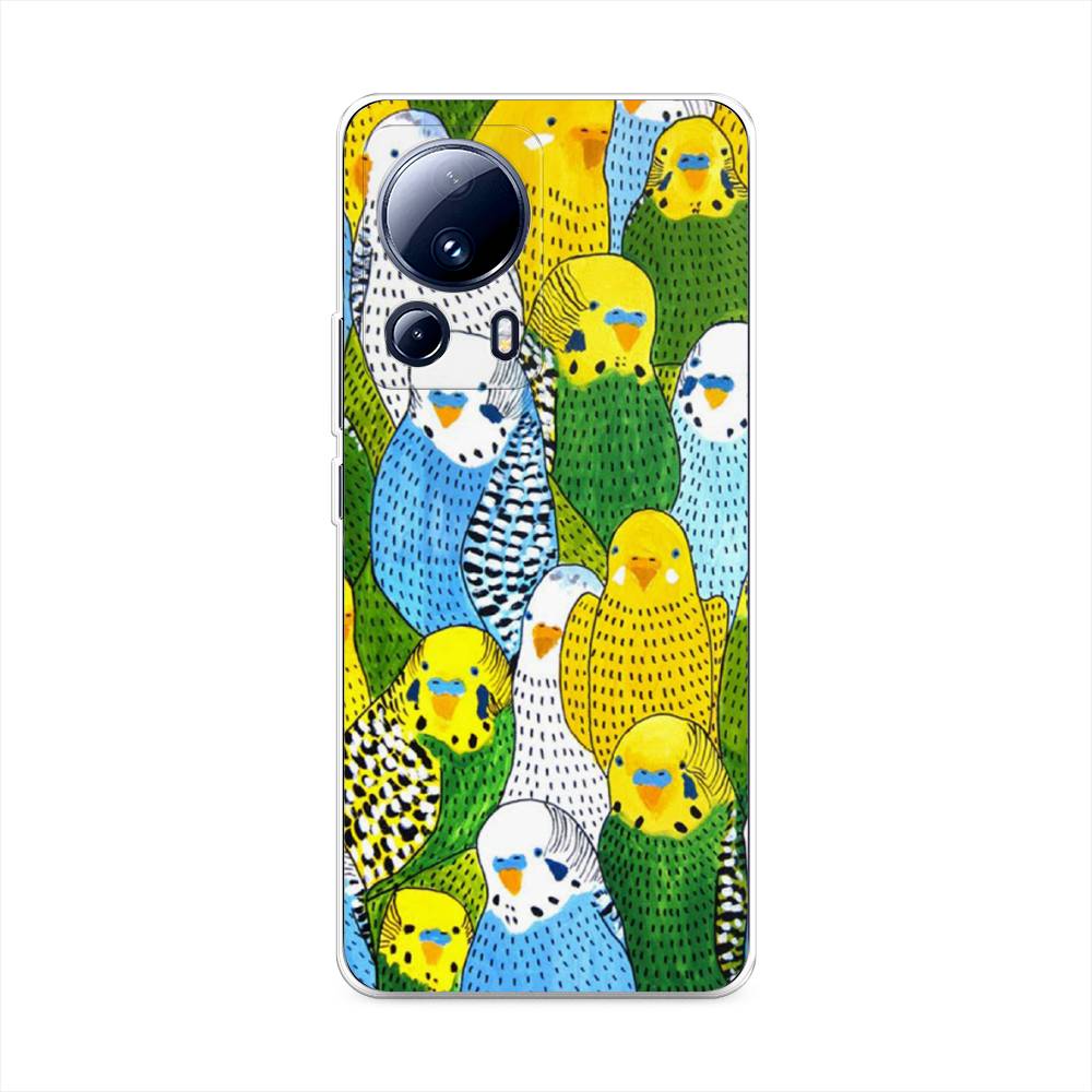 

Чехол Awog на Xiaomi 13 Lite "Попугаи", Желтый;зеленый;голубой, 318150-1