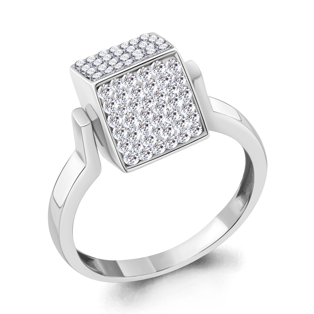 

Кольцо из серебра р. 17,5 AQUAMARINE 66700_925_р, 66700_925_р