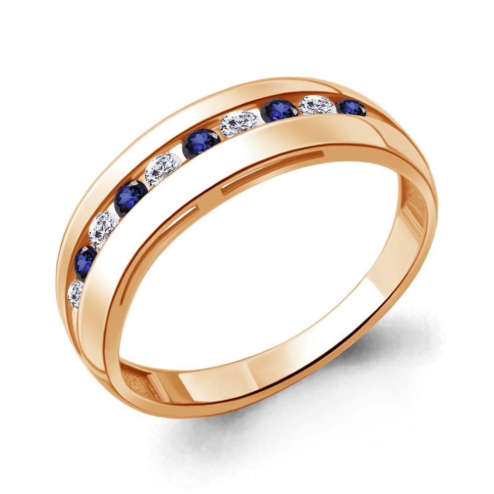 

Кольцо из золота р. 18 AQUAMARINE 68014Н_585_кз, 68014Н_585_кз