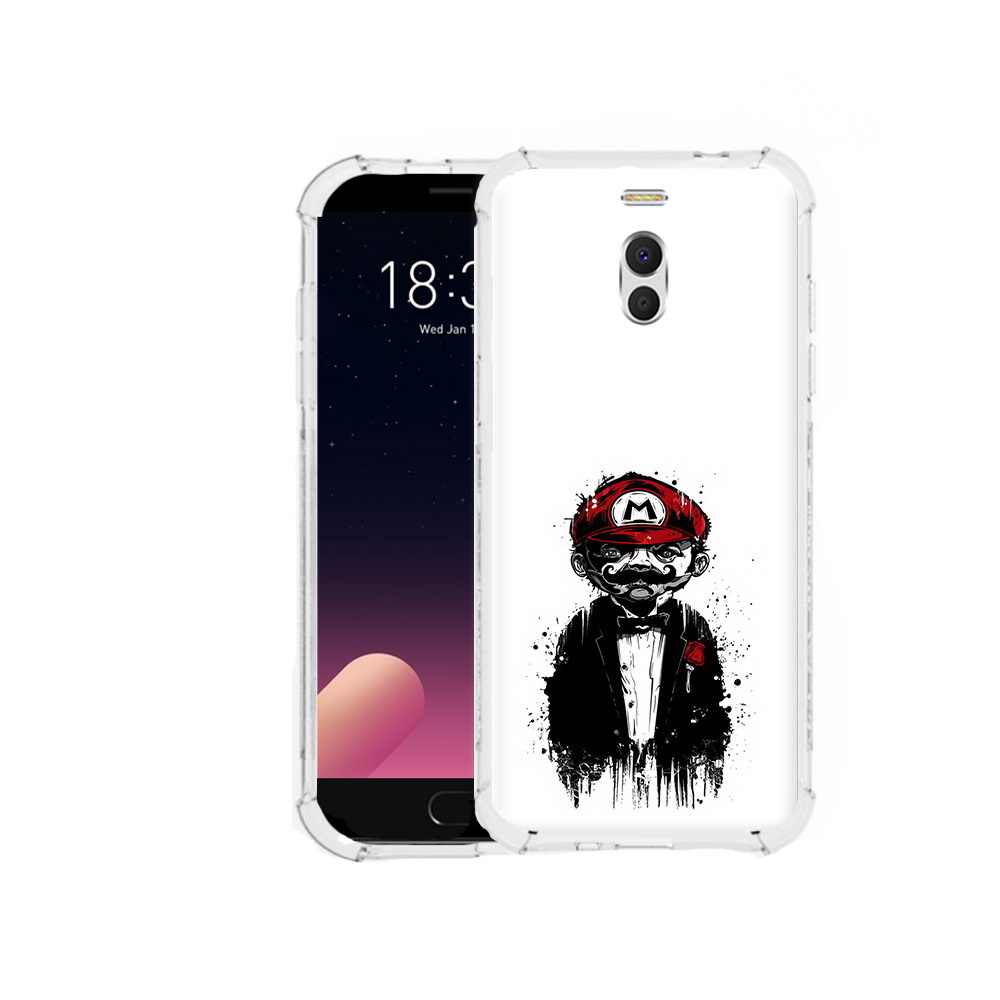 

Чехол MyPads Tocco для Meizu M6 Note марио, Прозрачный, Tocco