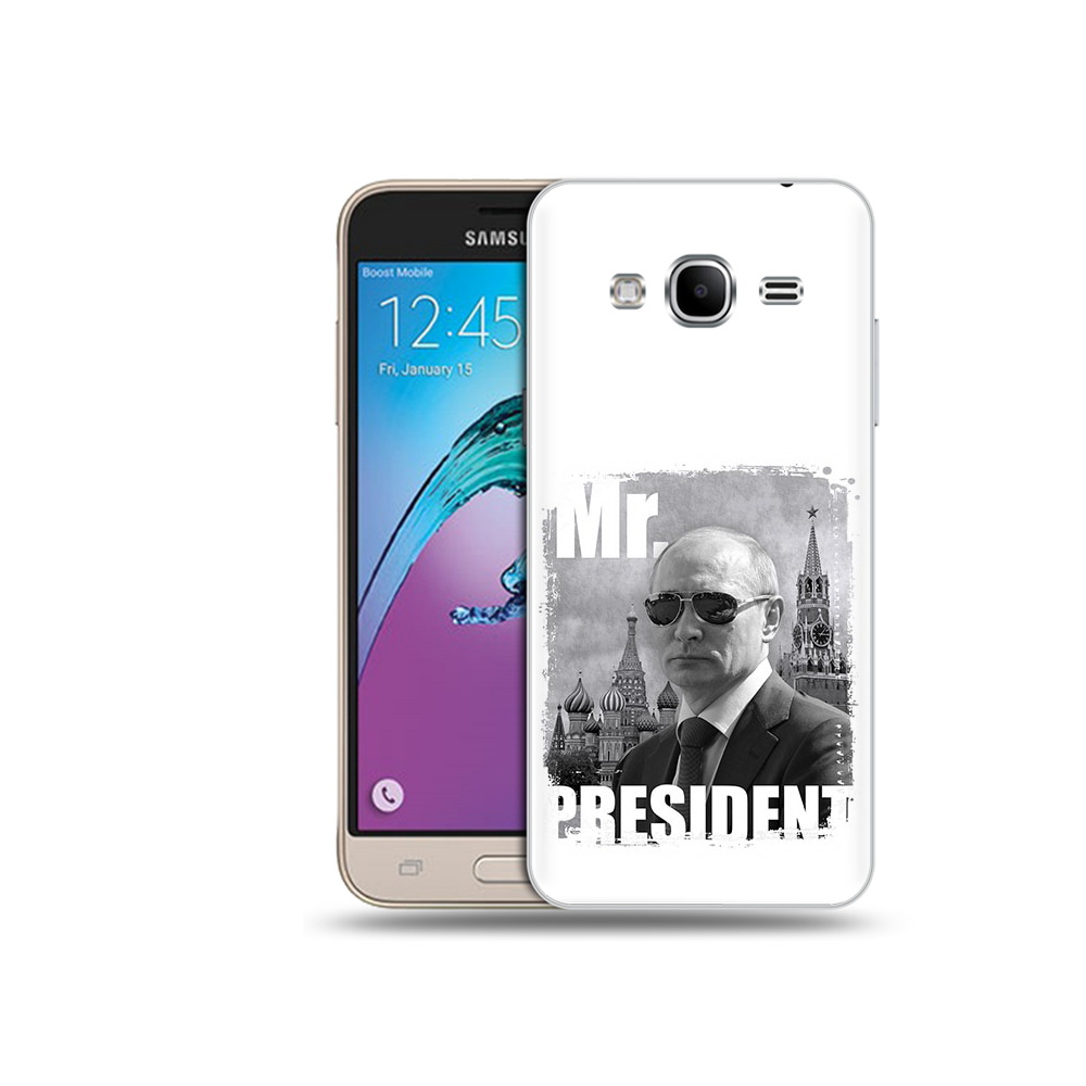 

Чехол MyPads Tocco для Samsung Galaxy J3 (2016) Путин (PT29089.580.141), Прозрачный, Tocco